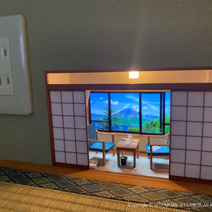 ミニチュア作家Mozuさんの代表作品 「こびとの旅館」